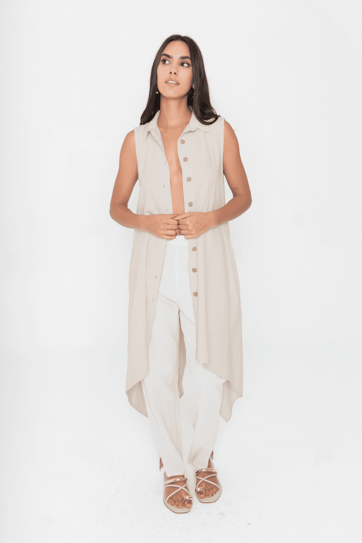 Blusón Nora sin Manga